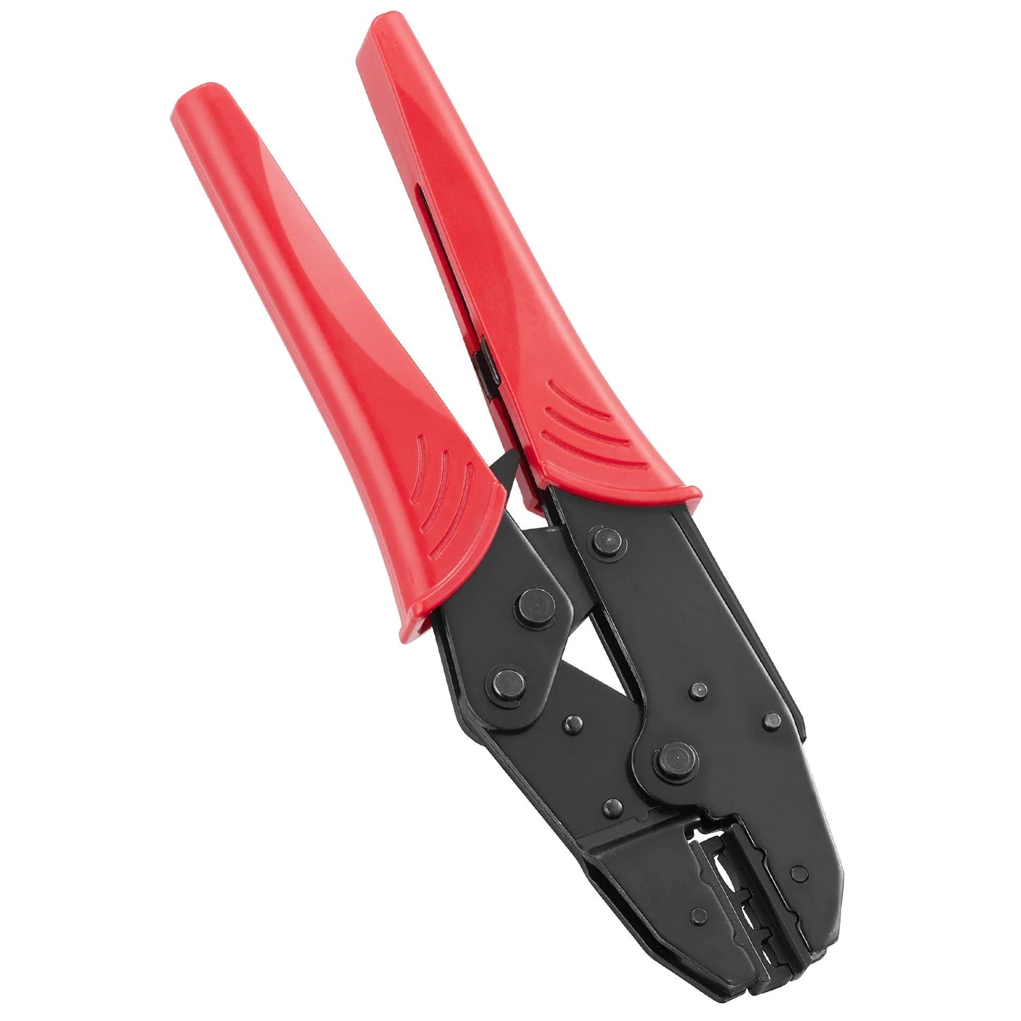 VEVOR Ratcheting Crimping Tool Set for Insulated Electrical Connectors AWG22-10 with Wire Stripper and 210Pcs Heat Shrink Tubes Labor-Saving Ratcheting Wire Crimp Pliers