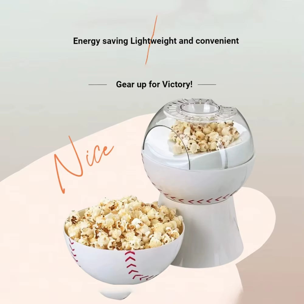 Baseball Popcorn Machine
