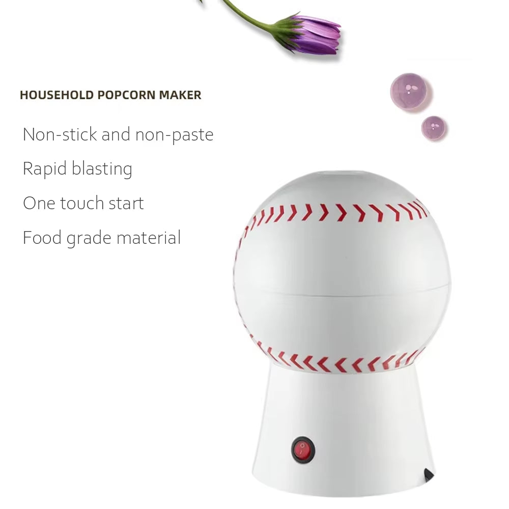 Baseball Popcorn Machine