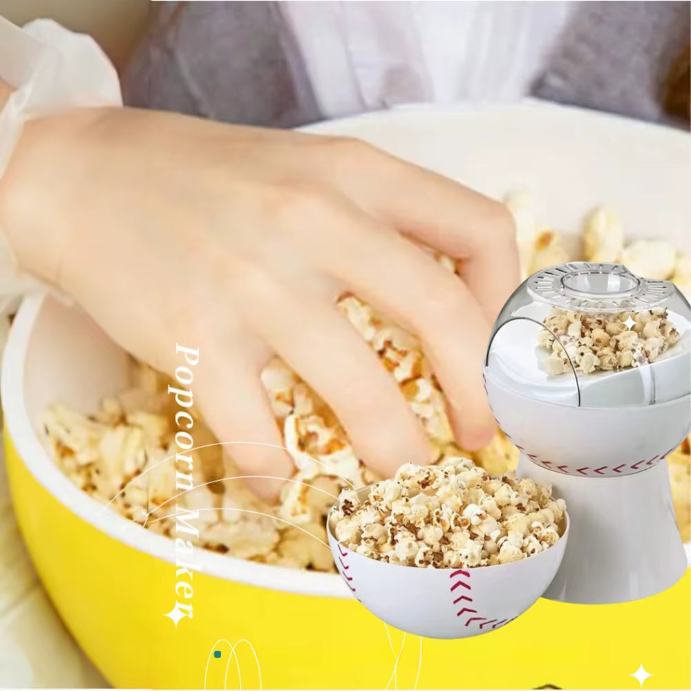 Baseball Popcorn Machine
